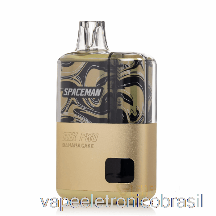 Vape Vaporesso Spaceman 10k Pro Bolo De Banana Descartável